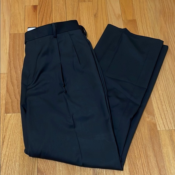 louis raphael skinny fit dress pants Black Regular Pants